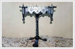 chandelier en fer forgé